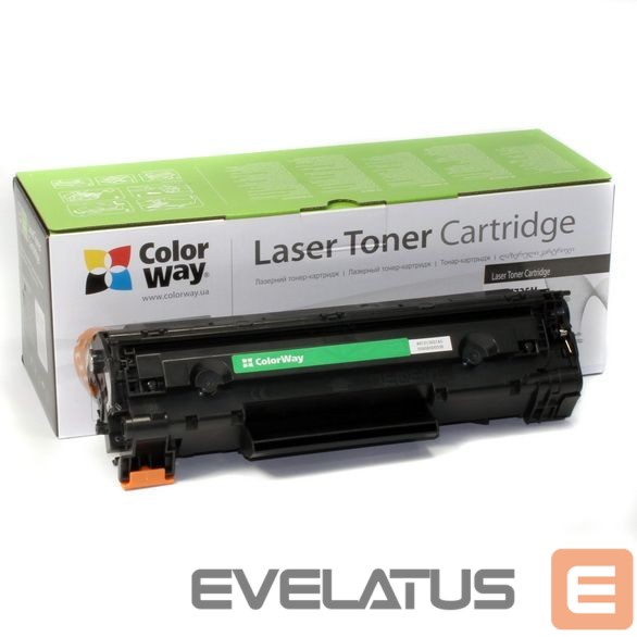Tarvikud ja tarvikud ColorWay Toner Cartridge, Black, Canon: 725, HP CE285A
