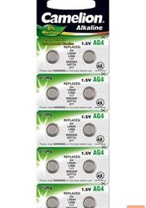 Muu arvutitarvik Camelion  AG4/LR66/LR626/377, Alkaline Buttoncell, 10 pc(s) 