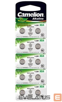 Muu arvutitarvik Camelion AG4/LR66/LR626/377, Alkaline Buttoncell, 10 pc(s)