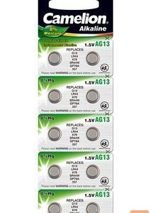Muu arvutitarvik Camelion  AG13/LR44/357, Alkaline Buutoncell, 10 pc(s) 