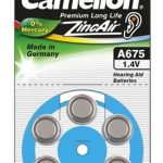 Muu arvutitarvik Camelion  A675/DA675/ZL675, Zinc air cells, 6 pc(s) 