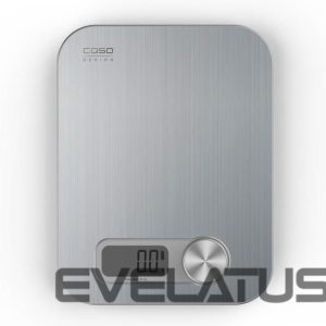 Köögikaalud Caso  Design kitchen scale Maximum weight (capacity) 5 kg, Graduation 1 g, Display type Digital, Stainless Steel 