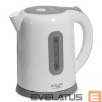 Veekeetja Adler  Kettles AD 1234 Standard kettle, Plastic, White, 2200 W, 1.7 L, 360° rotational base 