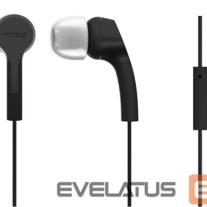 Juhtmevabad kõrvaklapid Koss  Headphones KEB9iK Wired, In-ear, Microphone, 3.5 mm, Black 