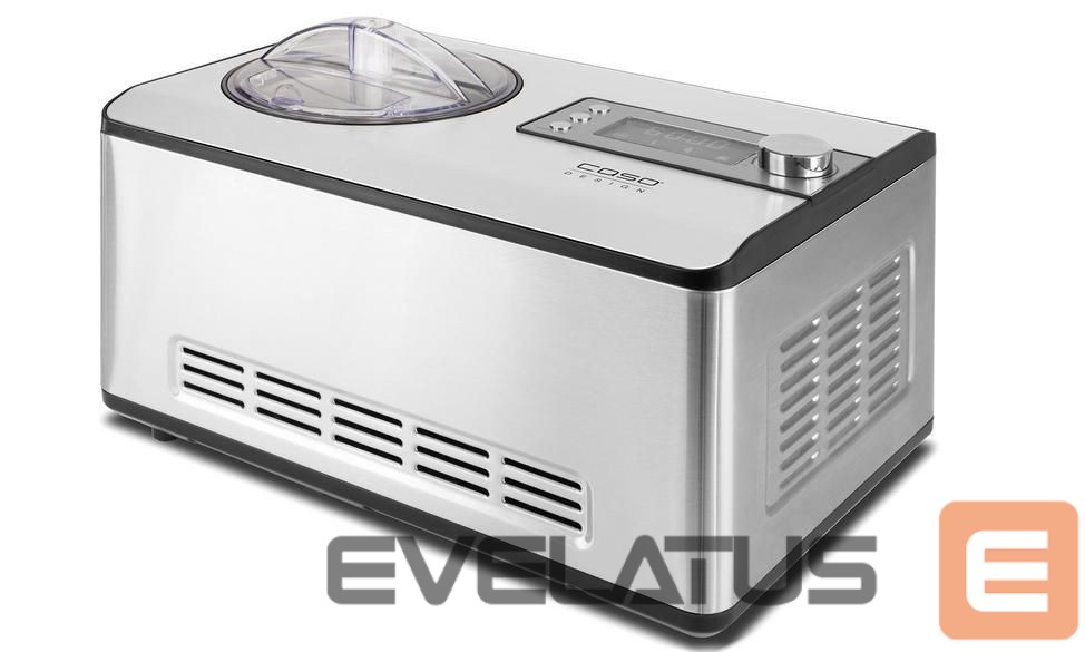 Muud väikesed kodumasinad Caso Ice Cream and Yogurt Maker IceCreamer Power 180 W, Capacity 2 L, Stainless steel