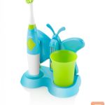 Hambahari ETA  Toothbrush with water cup and holder Sonetic  129490080 Battery operated, For kids, Number of brush heads included 2, Blue 