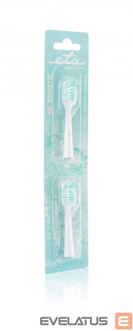 Hambahari ETA Toothbrush replacement for 0709 Heads, For adults, Number of brush heads included 2, White