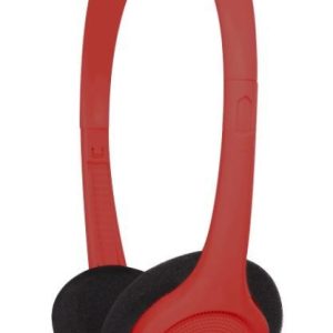 Juhtmevabad kõrvaklapid Koss  Headphones KPH7r Wired, On-Ear, 3.5 mm, Red 