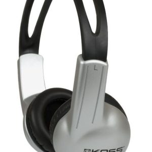 Juhtmevabad kõrvaklapid Koss  Headphones UR10 Wired, On-Ear, 3.5 mm, Silver/Black 