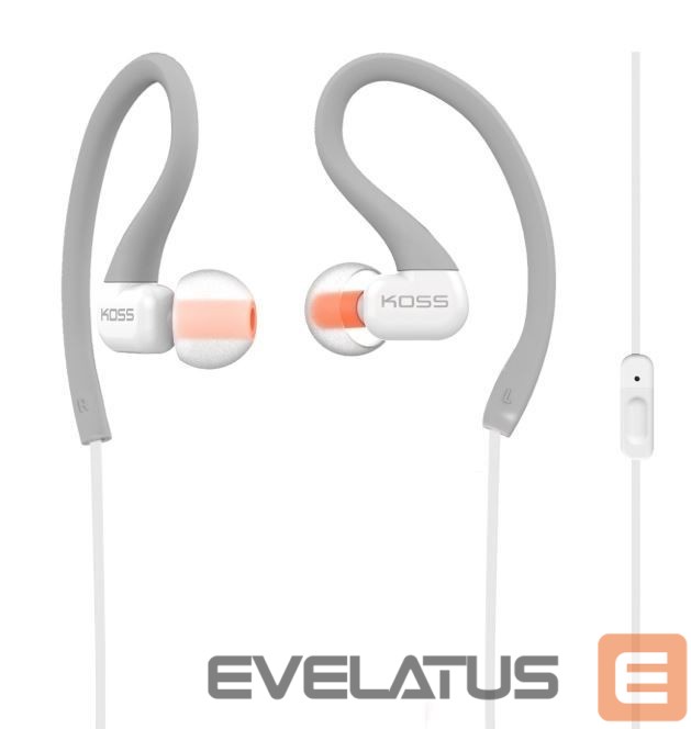 Juhtmevabad kõrvaklapid Koss Headphones KSC32iGRY Wired, In-ear, Microphone, 3.5 mm, Grey