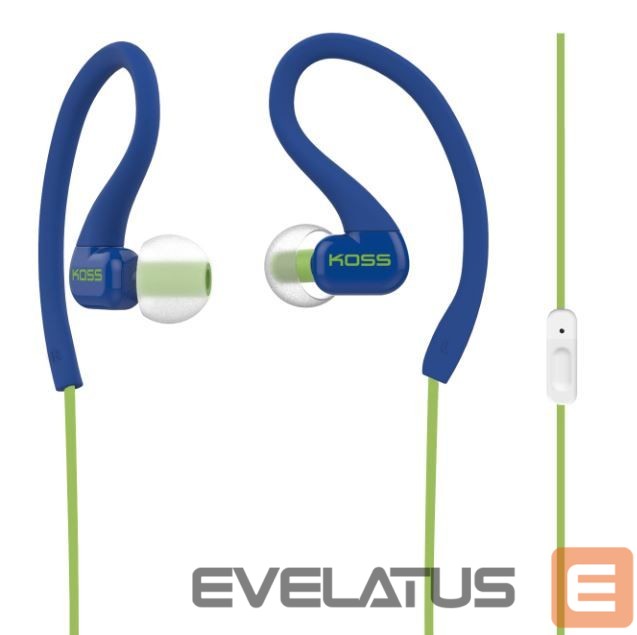 Juhtmevabad kõrvaklapid Koss Headphones KSC32iB Wired, In-ear, Microphone, 3.5 mm, Blue