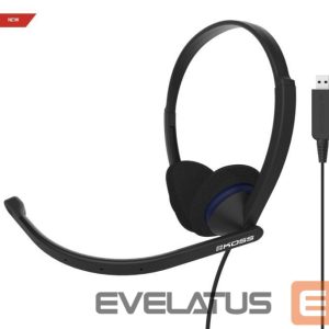 Juhtmevabad kõrvaklapid Koss  Headphones CS200 USB Wired, On-Ear, Microphone, USB Type-A, Black 