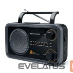 Interaktiivne lahendus Muse  2-bands portable radio M-06DS Grey, AUX in 