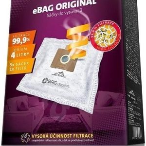 Tolmuimeja tarvik ETA  Vacuum cleaner bags Original 960068000 Accessory Set, 5 + microfilter 155x145 mm pc(s), Suitable for all , Gallet bagged vacuum cleaners and others (the list attached) 