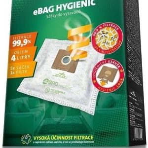 Tolmuimeja tarvik ETA  Vacuum cleaner bags  Hygienic 960068010 Suitable for all , Gallet bagged vacuum cleaners and others (the list attached), Number of bags 5 + microfilter 155x145 mm 