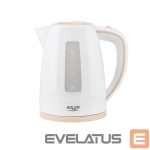 Veekeetja Adler  Kettle AD 1264 Standard, 2200 W, 1.7 L, Plastic, White, 360° rotational base 