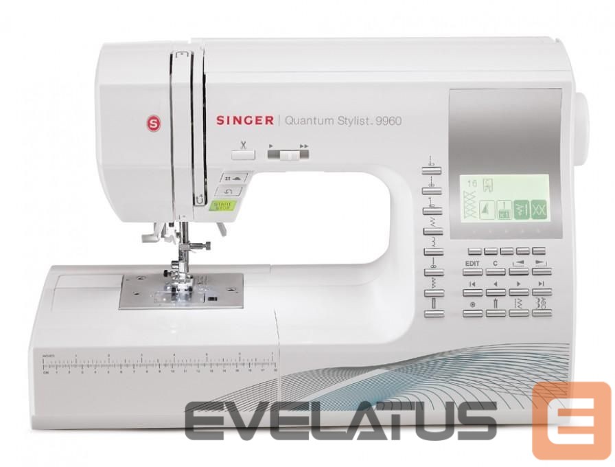 Muud väikesed kodumasinad Singer Sewing Machine Quantum Stylist 9960 Number of stitches 600, Number of buttonholes 13, White