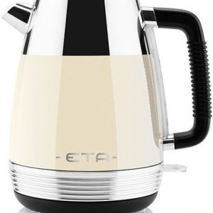 Veekeetja ETA  Storio Kettle 918690040 Standard, 2150 W, 1.7 L, Stainless steel, 360° rotational base, Beige 