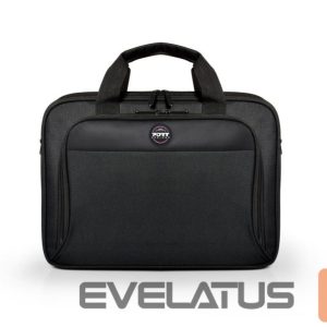 Sülearvuti kott PORT DESIGNS  HANOI II CLAMSHELL 105064 Fits up to size 15.6 ", Black, Shoulder strap, Messenger - Briefcase 