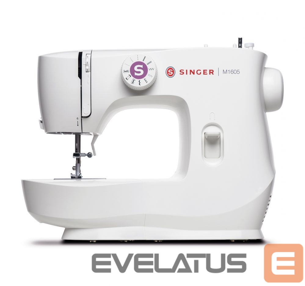 Muud väikesed kodumasinad Singer Sewing Machine M1605 Number of stitches 6, Number of buttonholes 1, White