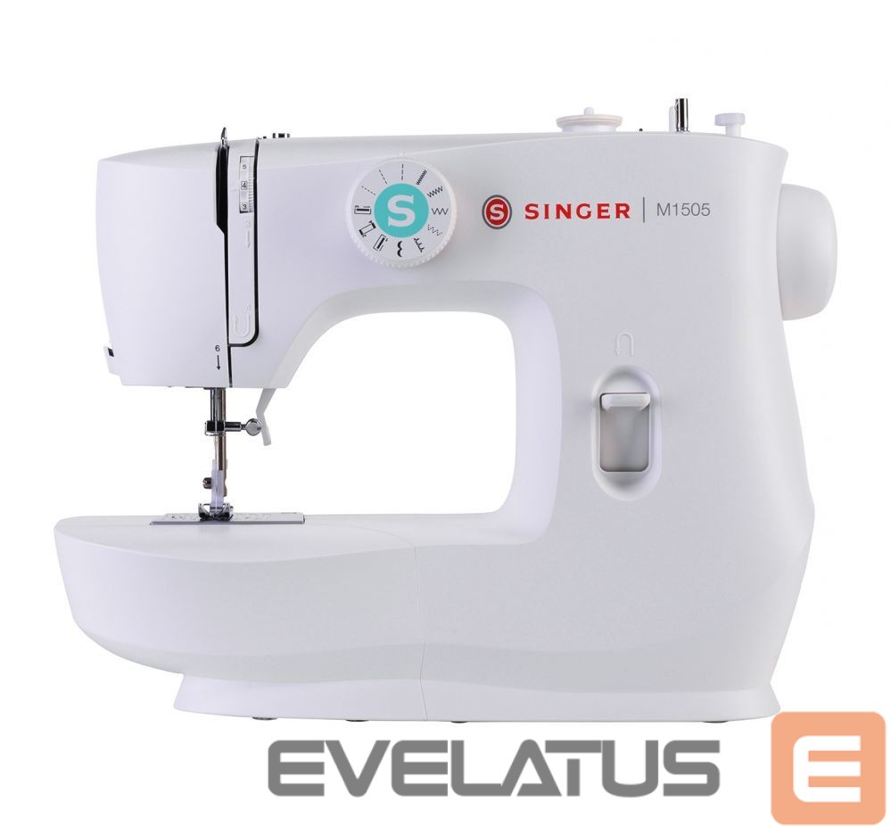 Muud väikesed kodumasinad Singer Sewing Machine M1505 Number of stitches 6, Number of buttonholes 1, White