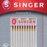 Filtrid ja tarvikud Singer  Universal Needle for Woven Fabrics 80/12 10PK 