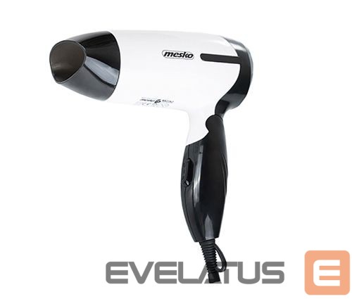 Näokaitse Mesko Hair Dryer MS 2262 1000 W, Number of temperature settings 2, Black/White