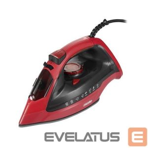 Triikrauad Mesko  Iron MS 5031 Steam Iron, 2400 W, Continuous steam 40 g/min, Steam boost performance 70 g/min, Red/Black 