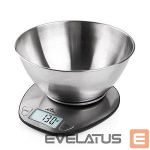 Köögikaalud ETA  Kitchen scale 677890000 Dori Maximum weight (capacity) 5 kg, Graduation 1 g, Display type LCD, Stainless steel 