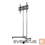 Teleri kinnitus EDBAK  Flat Screen Trolley for One TR1c-B, 40-75 ", Trolleys & Stands, Maximum weight (capacity) 80 kg, Black 