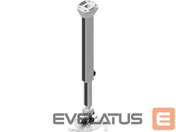 Teleri kinnitus EDBAK Universal Projector Ceiling Mount PMV100W, Maximum weight (capacity) 15 kg, White