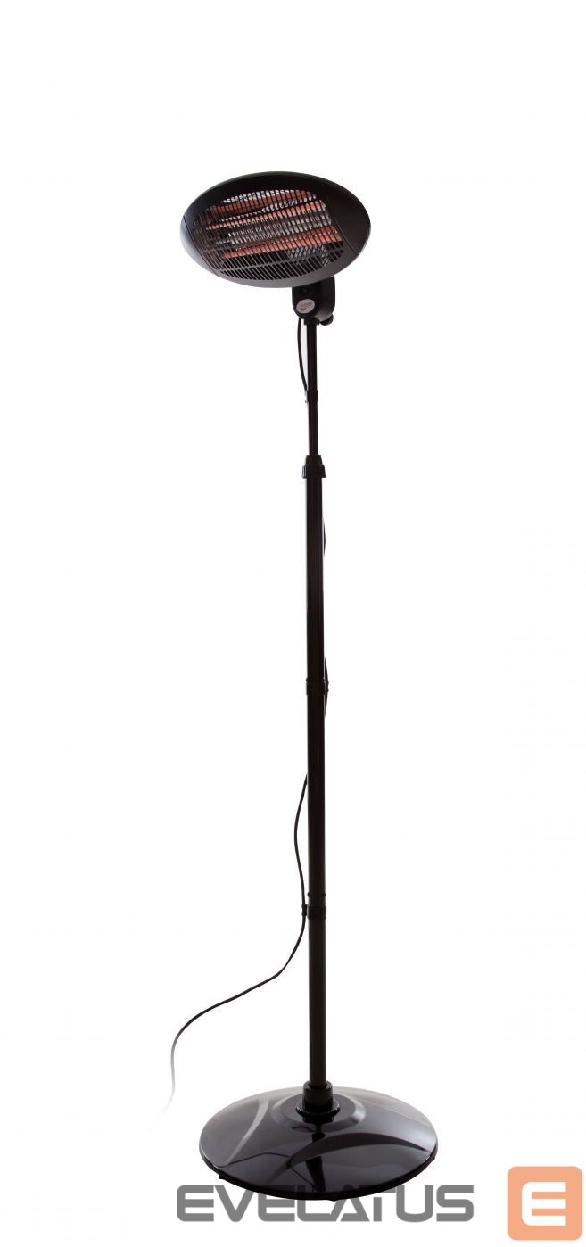 Radiaator SUNRED Heater SMQ2000A, Elekra Quartz Standing Infrared, 2000 W, Black, IP34