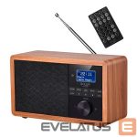 Interaktiivne lahendus Adler  Radio DAB+ Bluetooth AD 1184	 Display LCD, Black/Brown, Alarm function 