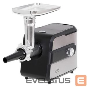 Lihaveski Adler  Meat mincer with a shredder AD 4813 Silver/Black, 600 W, Number of speeds 2, Throughput (kg/min) 1 
