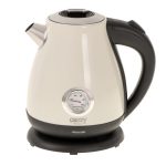Veekeetja Camry  Kettle with a thermometer CR 1344 Electric, 2200 W, 1.7 L, Stainless steel, 360° rotational base, Cream 