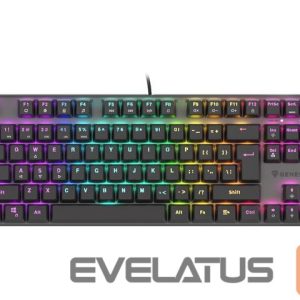 Arvuti klaviatuur Genesis  THOR 303 TKL, Mechanical Gaming Keyboard, RGB LED light, US, Black, Wired, USB Type-A 