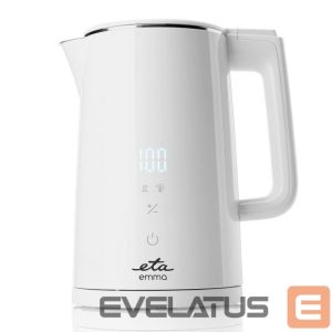Veekeetja ETA  Kettle 559590010 Emma Electric, 2200 W, 1.5 L, Stainless steel, 360° rotational base, White 