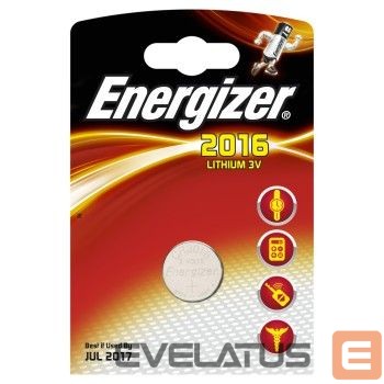 Muu arvutitarvik Energizer CR2016, Lithium, 1 pc(s)