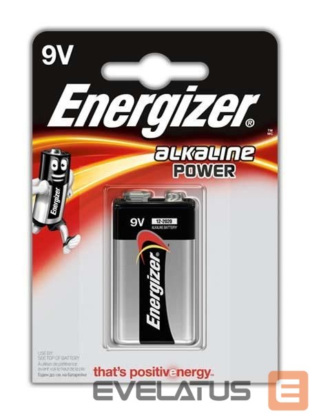 Muu arvutitarvik Energizer 9V/6LR61, Alkaline Power, 1 pc(s)
