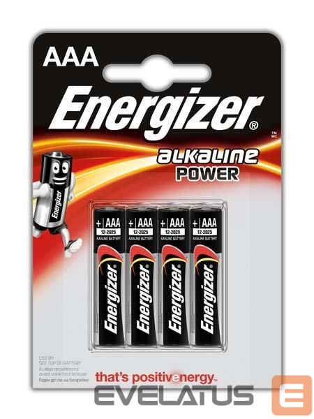 Muu arvutitarvik Energizer AAA/LR03, Alkaline Power, 4 pc(s)
