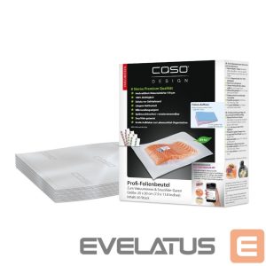 Filtrid ja tarvikud Caso  Foil Bags 01219 50 units, Dimensions (W x L) 20 x 30 cm, Ribbed 