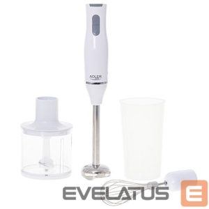 Mikserid ja blenderid Adler  Hand blender set AD 4620 Hand Blender, 800 W, Number of speeds 2, Chopper, White 