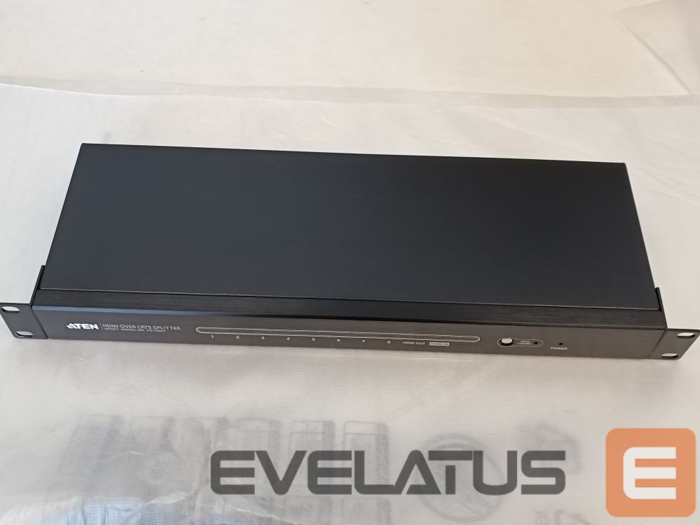 Server – muud tarvikud Aten SALE OUT. VS1808T 8-Port HDMI Cat 5 Splitter Warranty 3 month(s), USED, REFURBISHED, WITOUT ORIGINAL PACKAGING, ONLY POWER ADAPTER INCLUDED