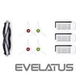Tolmuimeja tarvik Ecovacs  Service Kit D-KT01-0022 1x Main Brush, 2x Side Brushes (White), 3x High Efficiency Filters, Suitable for DEEBOT T10 Family 
