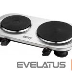 Elektriline ahi Camry  CR 6511 Number of burners/cooking zones 2, Rotary knobs, Stainless steel, Electric, Hot plate 