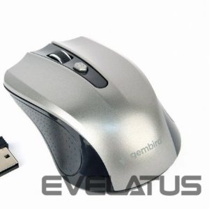 Arvutihiir Gembird  Mouse MUSW-4B-04-BG Standard, No,  Black/ Space Grey, Wireless, No, Wireless connection 
