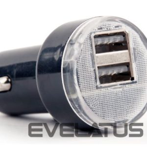 Kontroller EnerGenie  2-port USB car charger EG-U2C2A-CAR-02 Black, 2.1 A 