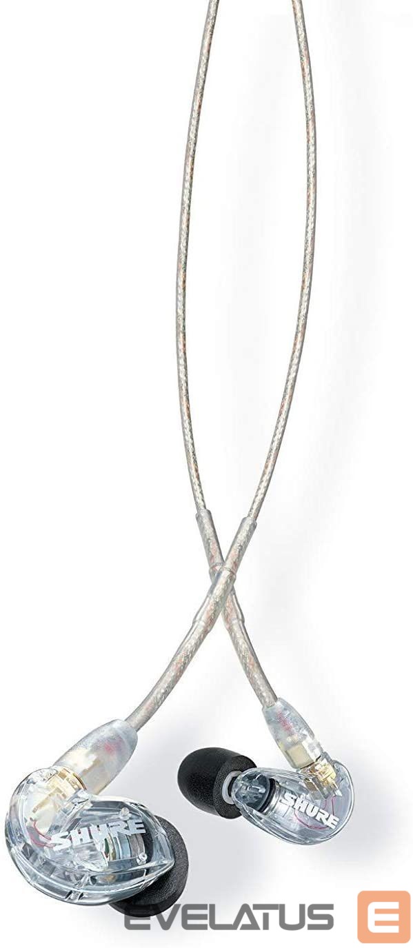 Juhtmevabad kõrvaklapid Shure SE215 Earphone, Clear