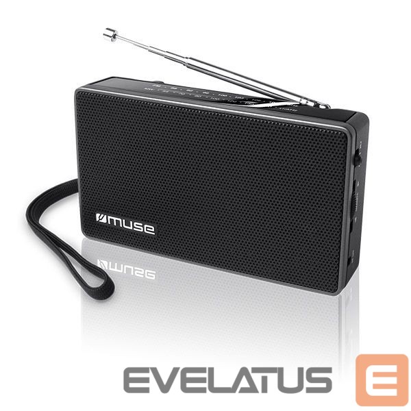 Interaktiivne lahendus Muse M-030R Black, 2-band portable radio