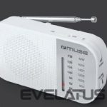 Interaktiivne lahendus Muse  M-025 RW, Portable radio, White 